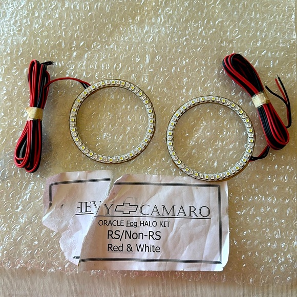 CHEVY CAMARO Oracle Fog Halo kit RS/Non-RS Red and white for Camaro 2012 - Picture 1 of 4